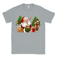 Heather Grey santa coffee cups christmas Classic Tee - CowGirlArtShop