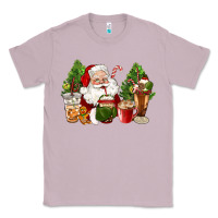 Lilac santa coffee cups christmas Classic Tee - CowGirlArtShop