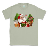 Matcha santa coffee cups christmas Classic Tee - CowGirlArtShop