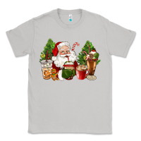 Santa Coffee Cups Christmas Classic Tee | Teevron