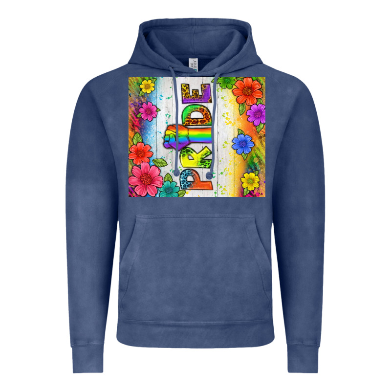 Lgbtq+ Pride With Flower Tumbler Vintage Hoodie by BundleAndBundleShop | Teevron