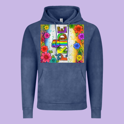 Lgbtq+ Pride With Flower Tumbler Vintage Hoodie Designed By Bundleandbundleshop