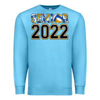 Ocean Blue senior volleyball Premium Sweatshirt - AdoDesignShop