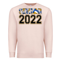 Pale Pink senior volleyball Premium Sweatshirt - AdoDesignShop