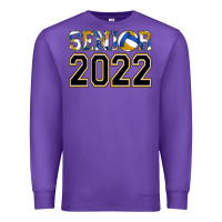 Purple senior volleyball Premium Sweatshirt - AdoDesignShop