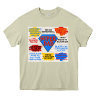 Mossy super dad Heavy Core Tee - TumblerDesignByShophia
