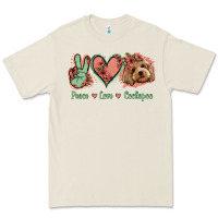 Bone Peace Love Cockapoo Premium Tee - Jasminsmagicworld
