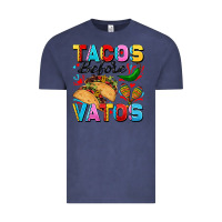 Vintage Denim Tacos before Vatos Valentine's Day Vintage Tee - FaDigitalArtStudio