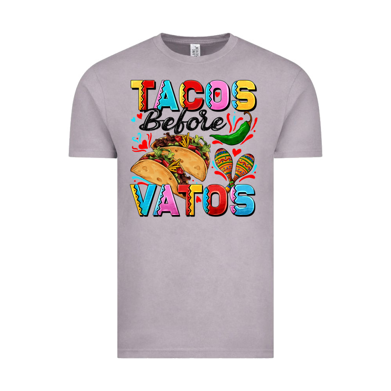 Tacos Before Vatos Valentine's Day Vintage Tee by FaDigitalArtStudio | Teevron