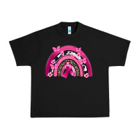 Black Breast Cancer rainbow Urban Heavy Tee - FaDigitalArtStudio