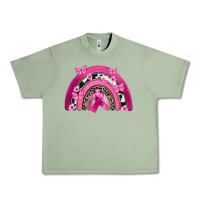 Oil Green Breast Cancer rainbow Urban Heavy Tee - FaDigitalArtStudio