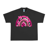 Pigment Black Breast Cancer rainbow Urban Heavy Tee - FaDigitalArtStudio