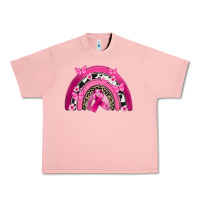 Salmon Breast Cancer rainbow Urban Heavy Tee - FaDigitalArtStudio