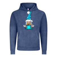 Vintage Denim winter gnome with gift Vintage Hoodie - BundleAndBundleShop