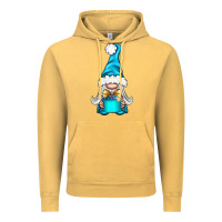 Vintage Mustard winter gnome with gift Vintage Hoodie - BundleAndBundleShop