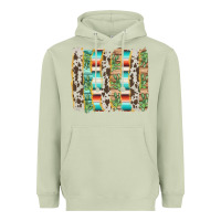 Matcha western brushstroke Heavyweight Hoodie - AdoDesignShop