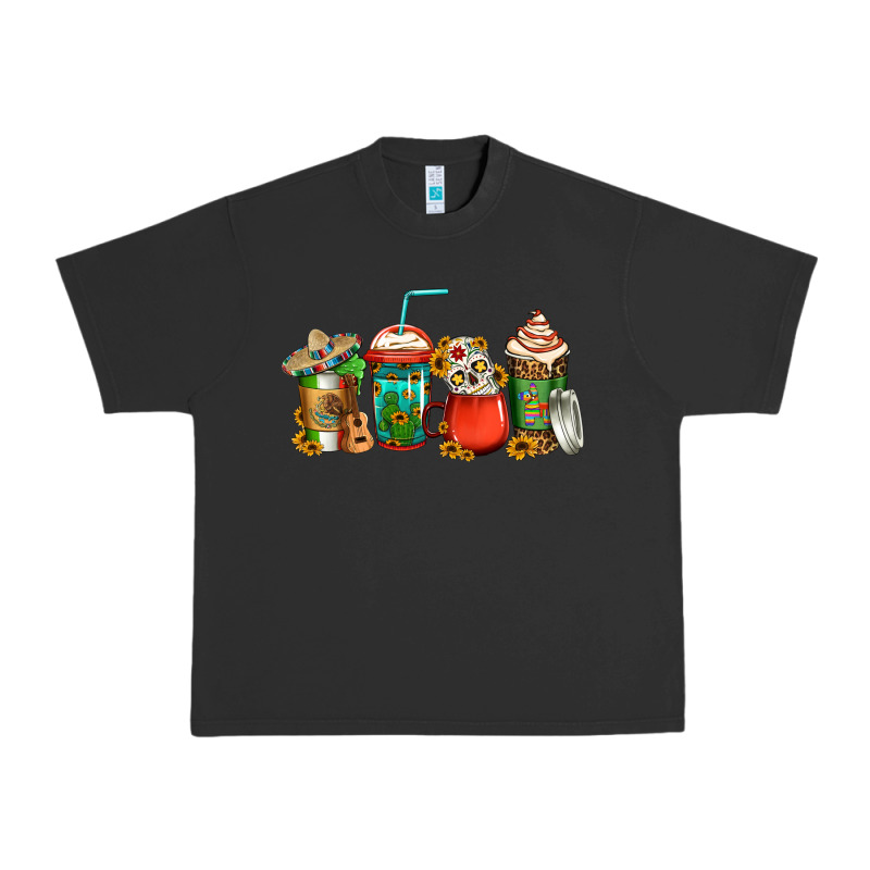 Mexican Coffee Cups Urban Heavy Tee by Jasminsmagicworld | Teevron