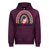 Mauve Wine hello preschool Urban Hoodie - JahusDesignShop