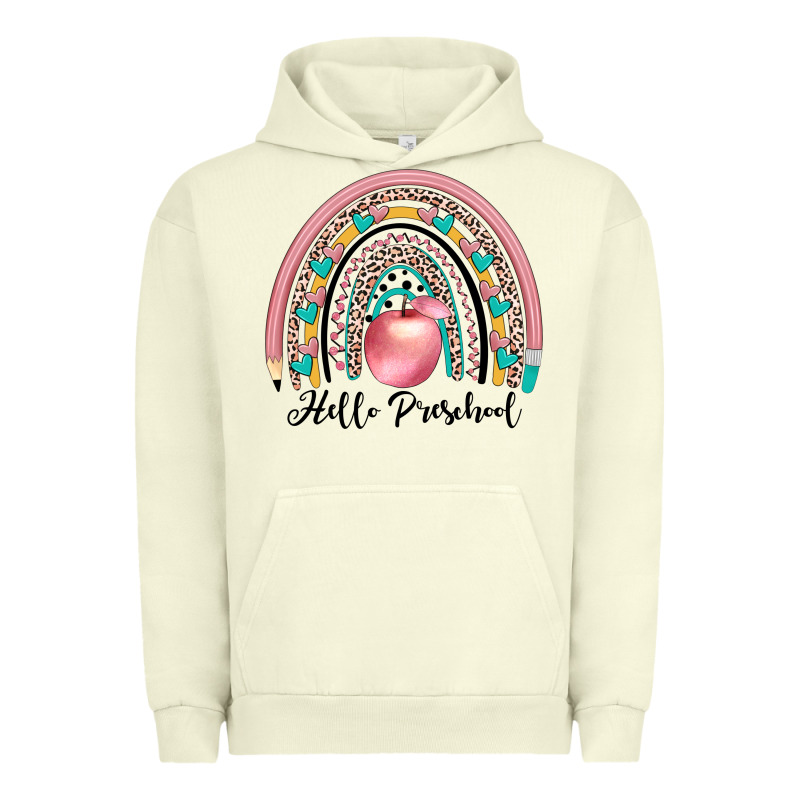 Hello Preschool Urban Hoodie by JahusDesignShop | Teevron