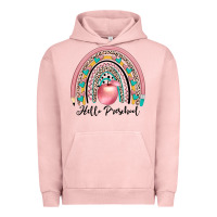 Pigment Salmon hello preschool Urban Hoodie - JahusDesignShop