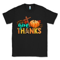 Black give thanks Classic Tee - CowGirlArtShop