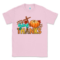 Bubblegum Pink give thanks Classic Tee - CowGirlArtShop
