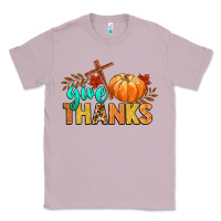 Lilac give thanks Classic Tee - CowGirlArtShop