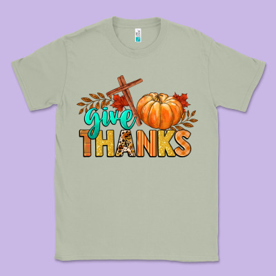 Give Thanks Classic Tee Designed By Cowgirlartshop