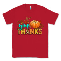 Red give thanks Classic Tee - CowGirlArtShop