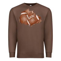 Chestnut football patch Premium Sweatshirt - AdoDesignShop