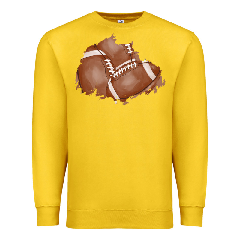 Football Patch Premium Sweatshirt by AdoDesignShop | Teevron