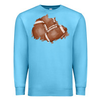 Ocean Blue football patch Premium Sweatshirt - AdoDesignShop