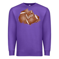 Purple football patch Premium Sweatshirt - AdoDesignShop