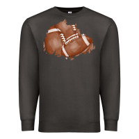 Smoke football patch Premium Sweatshirt - AdoDesignShop