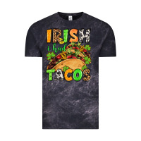 Cloud Black St. Patrick's Irish i had tacos Vintage Tee - OliviaCreatesArt