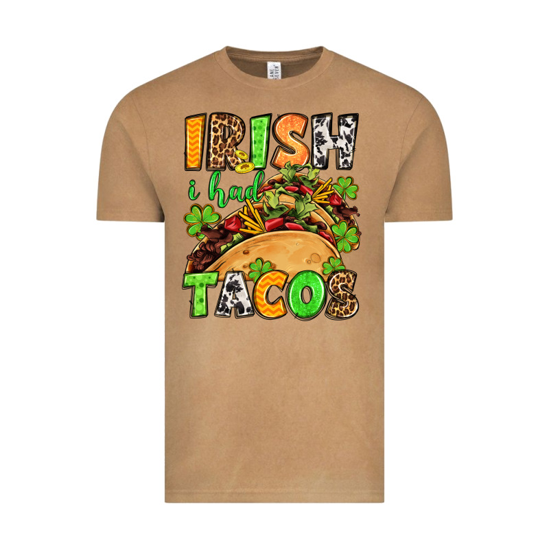 St. Patrick's Irish I Had Tacos Vintage Tee by OliviaCreatesArt | Teevron