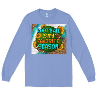 Colony Blue football is my favorite season tumbler Long Sleeve Tee - BundleAndBundleShop