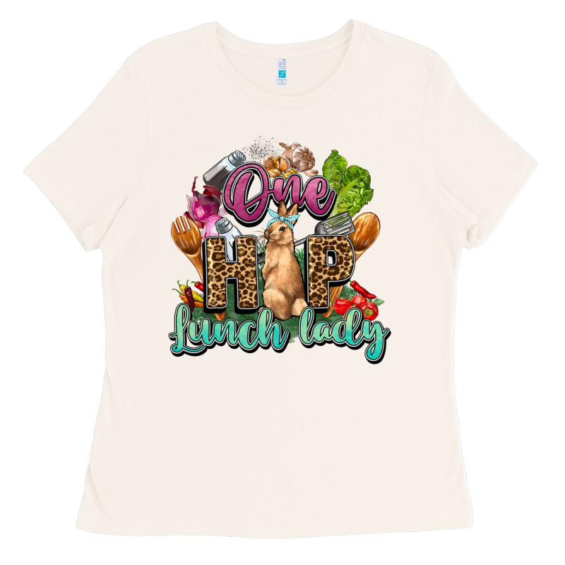 One Hip Lunch Lady Easter Day Ladies Tee by HowdyJamesFarm | Teevron