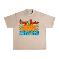 French Oak Hey There Pumpkin Urban Heavy Tee - FaDigitalArtStudio
