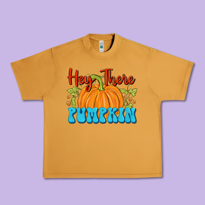Hey There Pumpkin Urban Heavy Tee Designed By Fadigitalartstudio