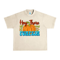 Sandshell Hey There Pumpkin Urban Heavy Tee - FaDigitalArtStudio