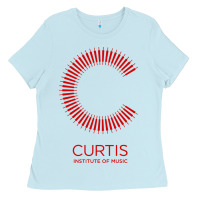 Baby Blue cur tis institute of music Ladies Tee - DesigneFamous