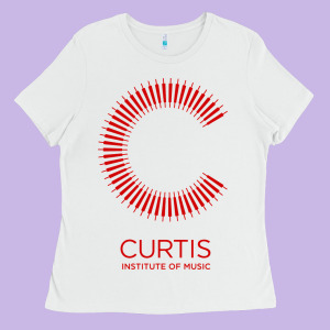 Cur Tis Institute Of Music Ladies Tee Designed By Designefamous