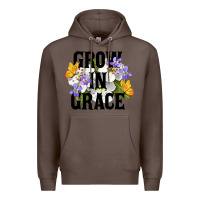 Coffee Grow In Grace Premium Hoodie - LillyAllenDesigns