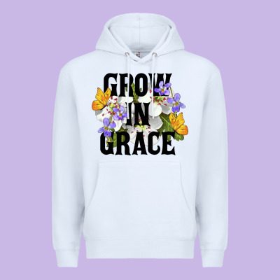 Grow In Grace Premium Hoodie Designed By Lillyallendesigns
