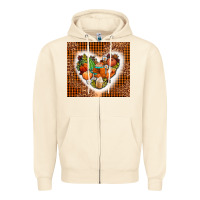 Sandshell western fall heart Zipper Hoodie - AdoDesignShop