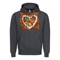 Smoke western fall heart Zipper Hoodie - AdoDesignShop