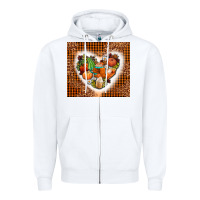 White western fall heart Zipper Hoodie - AdoDesignShop