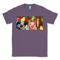Lavender Farm animals with aztec Classic Tee - RanaPortraitStore
