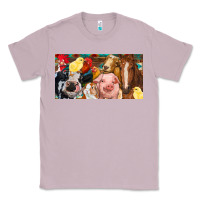 Lilac Farm animals with aztec Classic Tee - RanaPortraitStore